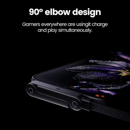 27W PD to Lightning Fast Charging Cable Foldable Stand Charge 2-In-1 Type-C to Lightning Charging Data Wire for Iphone 14 13 12