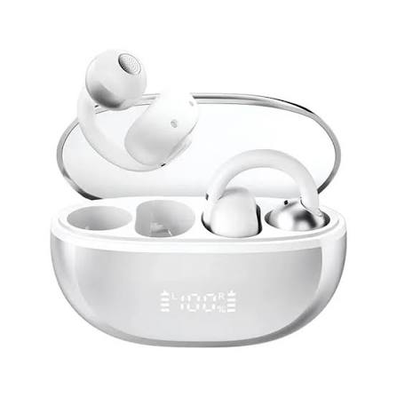 Clip-On Wireless Earbuds – Open-Ear Bluetooth Earphones